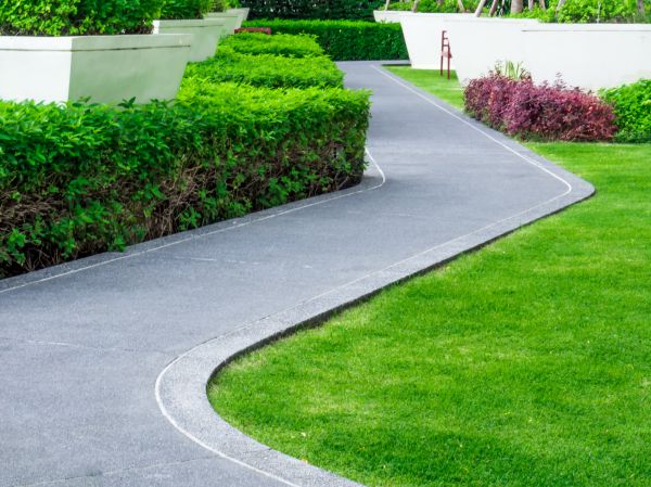 Walkway Curb Installation in Greenwood
