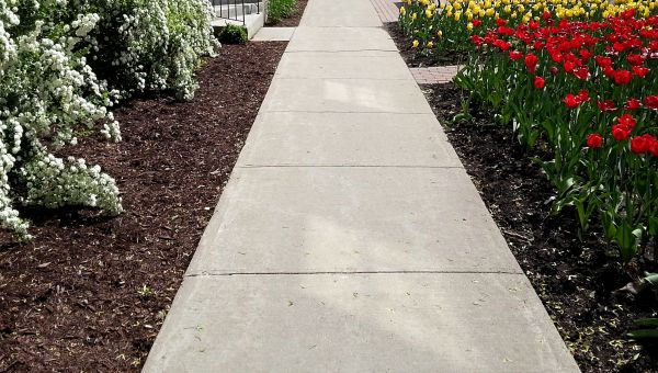Cement Sidewalk Installation in Greenwood