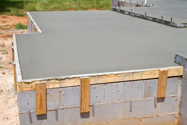 Concrete Slab Installation in Greenwood