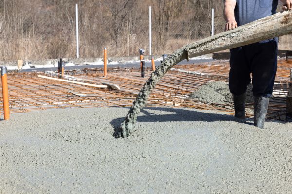 Pole Barn Slab Pouring in Greenwood