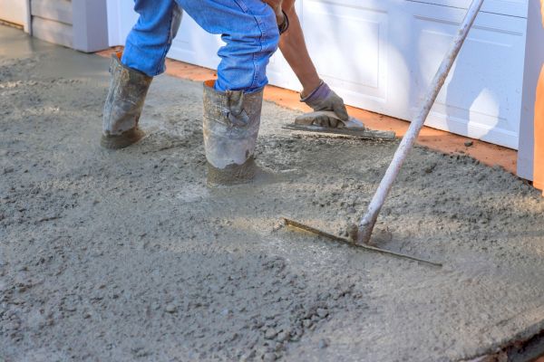 Driveway Slab Construction in Greenwood