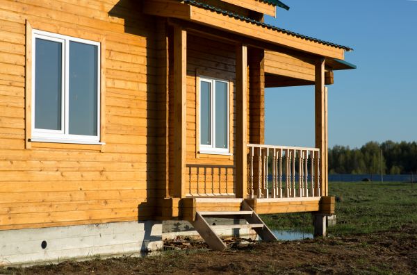 Cabin Footing Construction in Greenwood