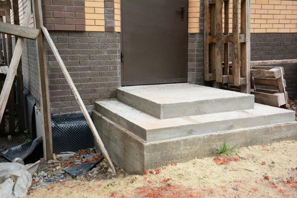 Cement Steps Construction in Greenwood