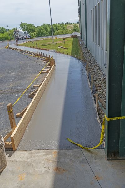 Concrete Sidewalk Paving in Greenwood