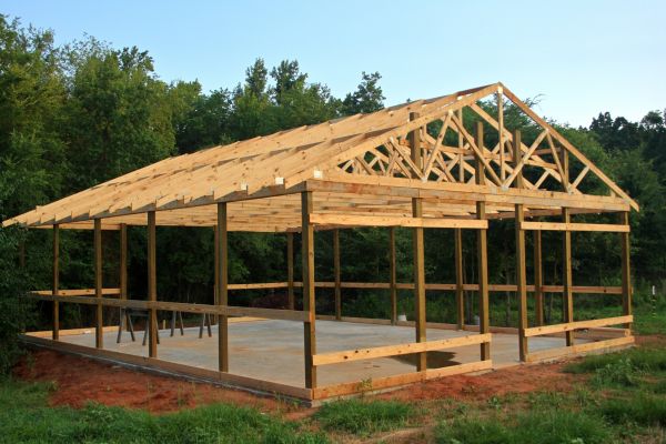 Barn Pad Installation in Greenwood