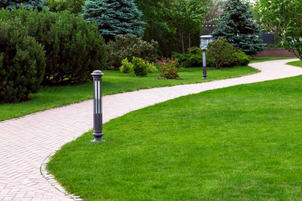 Backyard Sidewalk Installation in Greenwood